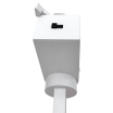 Faretto proiettore led 15W Bianco orientabile per binario monofase direzionabile luce calda naturale bianca CCT