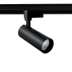 Faretto proiettore led 15W Nero orientabile per binario monofase direzionabile luce calda naturale bianca CCT