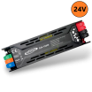 Trasformatore 24V 6.25A 150W connessione rapido alimentatore salvaspazio stabilizzato per strip led collegamento facile