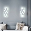 Applique LED da parete 16W lampada 3 luci bianco naturale caldo design moderno a spirale per interni
