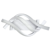 Applique LED da parete 16W lampada 3 luci bianco naturale caldo design moderno a spirale per interni