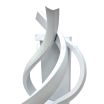 Applique LED da parete 16W lampada 3 luci bianco naturale caldo design moderno a spirale per interni