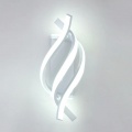 Applique LED da parete 16W lampada 3 luci bianco naturale caldo design moderno a spirale per interni
