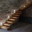 Applique LED a incasso 4W da esterno segnapasso in vetro lampada per scatola cassetta 503 luce bianca naturale calda