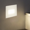 Applique LED a incasso 4W da esterno segnapasso in vetro lampada per scatola cassetta 503 luce bianca naturale calda