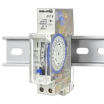 Timer analogico temporizzatore luci 24 ore 1 modulo da quadro elettrico su guida din