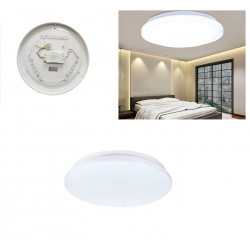 Plafoniera LED Slim 25W 4000K Luce Naturale – 1650 Lumen, Fascio 120° Ø38 cm