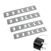 Connettore angolare per collegamento binario magnetico 48V da incasso cartongesso giunzione angolo curva nero