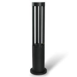 Lampione da giardino LED 12W per esterno lampioncino moderno nero impermeabile IP65