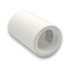 Portafaretto cilindrico in gesso da soffitto 140mm verniciabile lampada a cilindro con attacco GU10