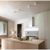 Portafaretto cilindrico in gesso da soffitto 90mm verniciabile lampada a cilindro con attacco GU10