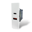 Placche interruttore prese frutti elettrici supporti Bianco stile simile living now compatibili con scatole standard 503 504 506