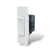 Placche interruttore prese frutti elettrici supporti Bianco stile simile living now compatibili con scatole standard 503 504 506