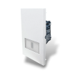Placche interruttore prese frutti elettrici supporti Bianco stile simile living now compatibili con scatole standard 503 504 506