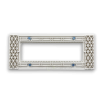 Placche interruttore prese frutti elettrici supporti Bianco stile simile living now compatibili con scatole standard 503 504 506