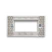 Placche interruttore prese frutti elettrici supporti Bianco stile simile living now compatibili con scatole standard 503 504 506