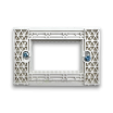 Placche interruttore prese frutti elettrici supporti Bianco stile simile living now compatibili con scatole standard 503 504 506