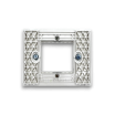 Placche interruttore prese frutti elettrici supporti Bianco stile simile living now compatibili con scatole standard 503 504 506