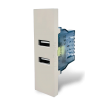 Placche interruttore prese frutti elettrici supporti Sabbia stile simile living now compatibili con scatole standard 503 504 506