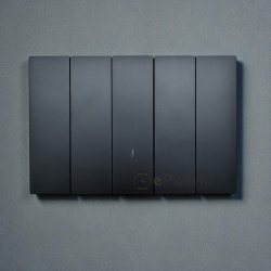 Placche interruttore prese frutti elettrici supporti Nero stile simile living now compatibili con scatole standard 503 504 506