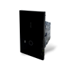 Placche interruttore prese frutti elettrici supporti Nero stile simile living now compatibili con scatole standard 503 504 506