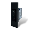 Placche interruttore prese frutti elettrici supporti Nero stile simile living now compatibili con scatole standard 503 504 506