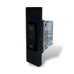 Placche interruttore prese frutti elettrici supporti Nero stile simile living now compatibili con scatole standard 503 504 506