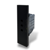 Placche interruttore prese frutti elettrici supporti Nero stile simile living now compatibili con scatole standard 503 504 506