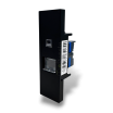 Placche interruttore prese frutti elettrici supporti Nero stile simile living now compatibili con scatole standard 503 504 506