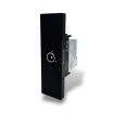 Placche interruttore prese frutti elettrici supporti Nero stile simile living now compatibili con scatole standard 503 504 506