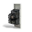 Placche interruttore prese frutti elettrici supporti Bianco stile simile living now compatibili con scatole standard 503 504 506