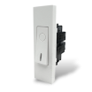 Placche interruttore prese frutti elettrici supporti Bianco stile simile living now compatibili con scatole standard 503 504 506