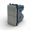 Frutti elettrici compatibili con supporti Vimar Arké grigio scuro interruttore presa pulsante schuko deviatore