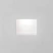 Portafaretto in gesso quadrato con vetro da incasso a scomparsa controsoffitto per faretti led GU10