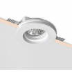 Portafaretto quadrato in gesso a scomparsa da incasso controsoffitti lampade led
