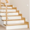 Portafaretto in gesso verniciabile da incasso cartongesso per lampadine GU10 MR16 luce inclinata scale corridoi parete