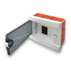 Quadro elettrico centralino 2-6 moduli DIN box incasso scatola IP40 interruttori