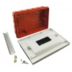 Quadro elettrico centralino 12 moduli DIN box incasso scatola IP40 interruttori magnetotermici differenziali