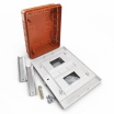 Quadro elettrico centralino 16 moduli 2x8 DIN box incasso scatola IP40 interruttori magnetotermici differenziali