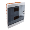 Quadro elettrico centralino 16 moduli 2x8 DIN box incasso scatola IP40 interruttori magnetotermici differenziali