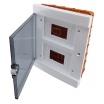 Quadro elettrico centralino 16 moduli 2x8 DIN box incasso scatola IP40 interruttori magnetotermici differenziali