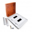 Quadro elettrico centralino 24 moduli DIN box incasso scatola IP40 interruttori