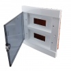 Quadro elettrico centralino 24 moduli DIN box incasso scatola IP40 interruttori