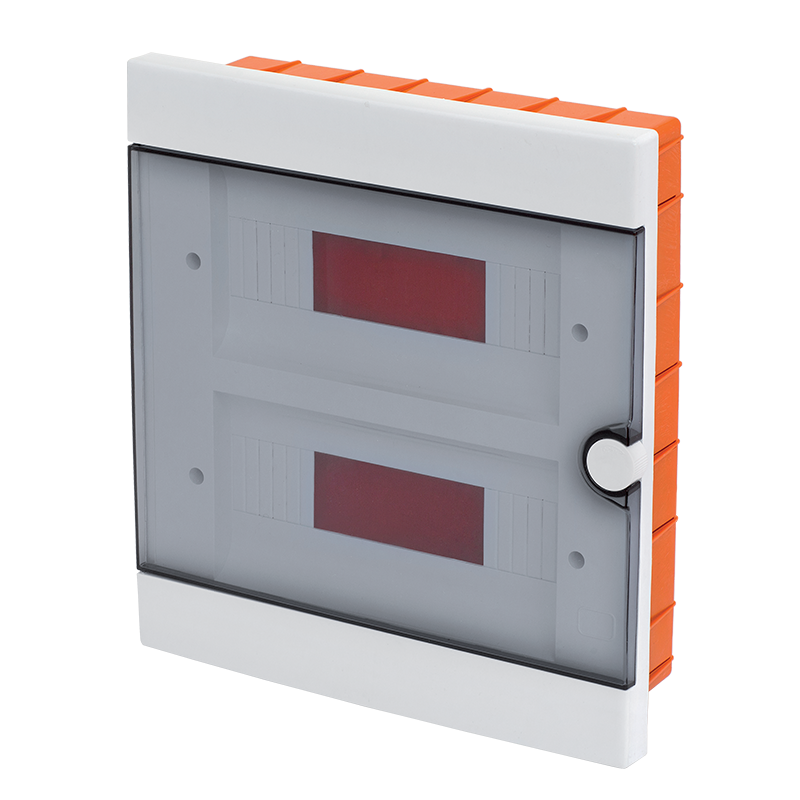 Quadro elettrico centralino 24 moduli DIN box incasso scatola IP40 interruttori
