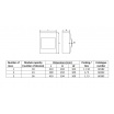 Quadro elettrico centralino 36 moduli DIN box superfice scatola da parete IP40 per interruttori grigio