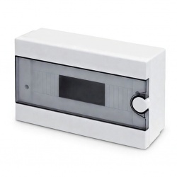 Quadro elettrico da parete centralino 12 moduli DIN box scatola IP40 per interruttori magnetotermici differenziali