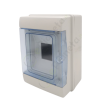 Quadro elettrico centralina stagna 2-4 moduli DIN IP65 box superfice esterno a parete impermeabile scatola per interruttori