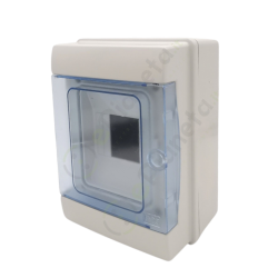 Quadro elettrico centralina stagna 2-4 moduli DIN IP65 box superfice esterno a parete impermeabile scatola per interruttori