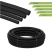 Tubo corrugato nero diametro da 16 20 25 32 mm pieghevole autoestinguente flessibile per impianti cavi elettrici