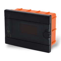 Quadro elettrico centralino 9 moduli DIN box incasso scatola IP40 interruttori magnetotermici differenziali